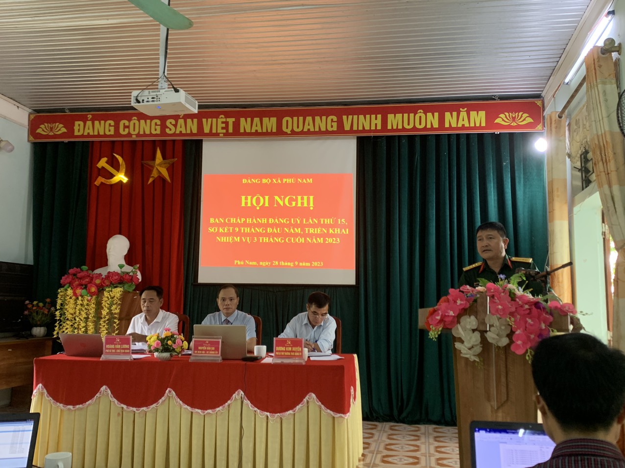 Đảng ủy xã Phú Nam tổ chức Hội nghị Ban chấp hành Đảng ủy lần thứ mười năm, nhiệm kỳ 2020 - 2025.