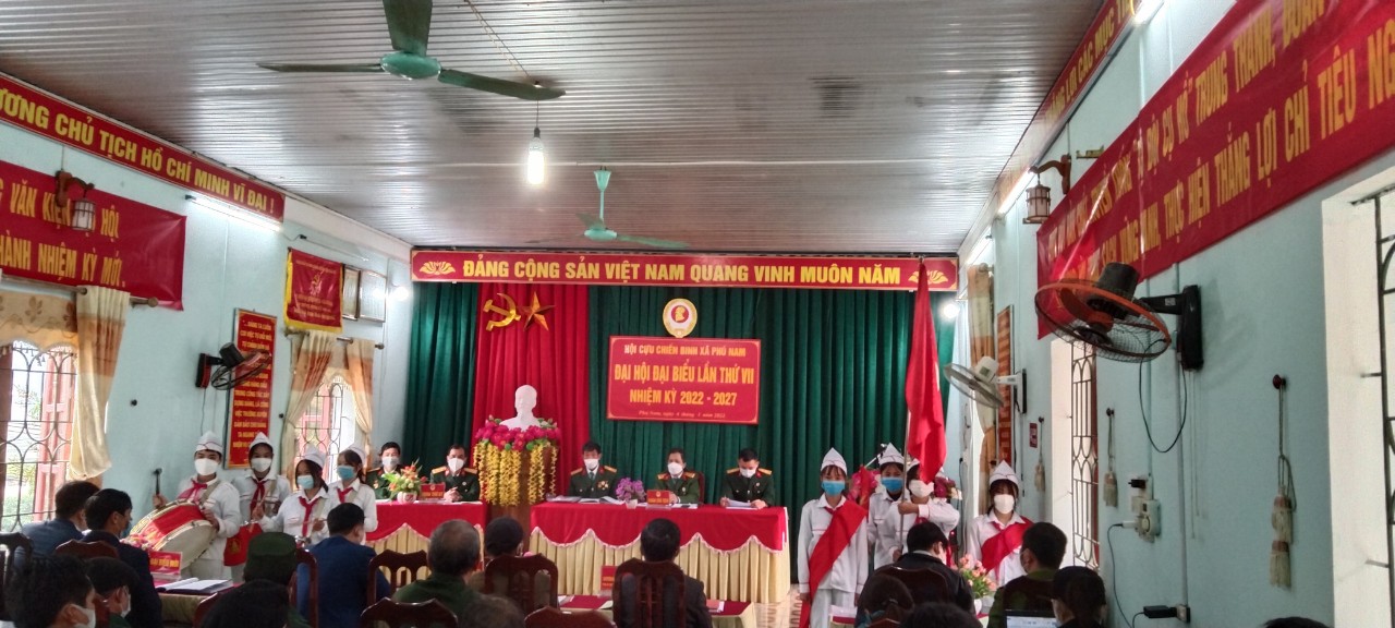 Đại hội Cựu chiến binh xã Phú Nam nhiệm kỳ 2022 - 2027